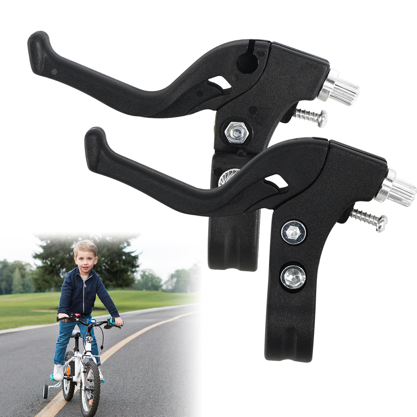 DELAESI Leva Freno Bicicletta 1 Coppia Leve Freno Bicicletta Bambini Freni di Ricambio Leva Freno Accessori Bicicletta per Road Bike Maggior Parte Biciclette
