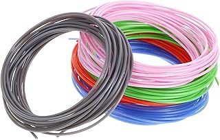 RUNROTOO 5Pcs Filamento Útil Habilitado Filamento Suprimentos De Impressão Filamento 175 Recargas De Filamento 175 Mm Filamento Flexível Filamento Profissional Caneta Fios Impressora 3D