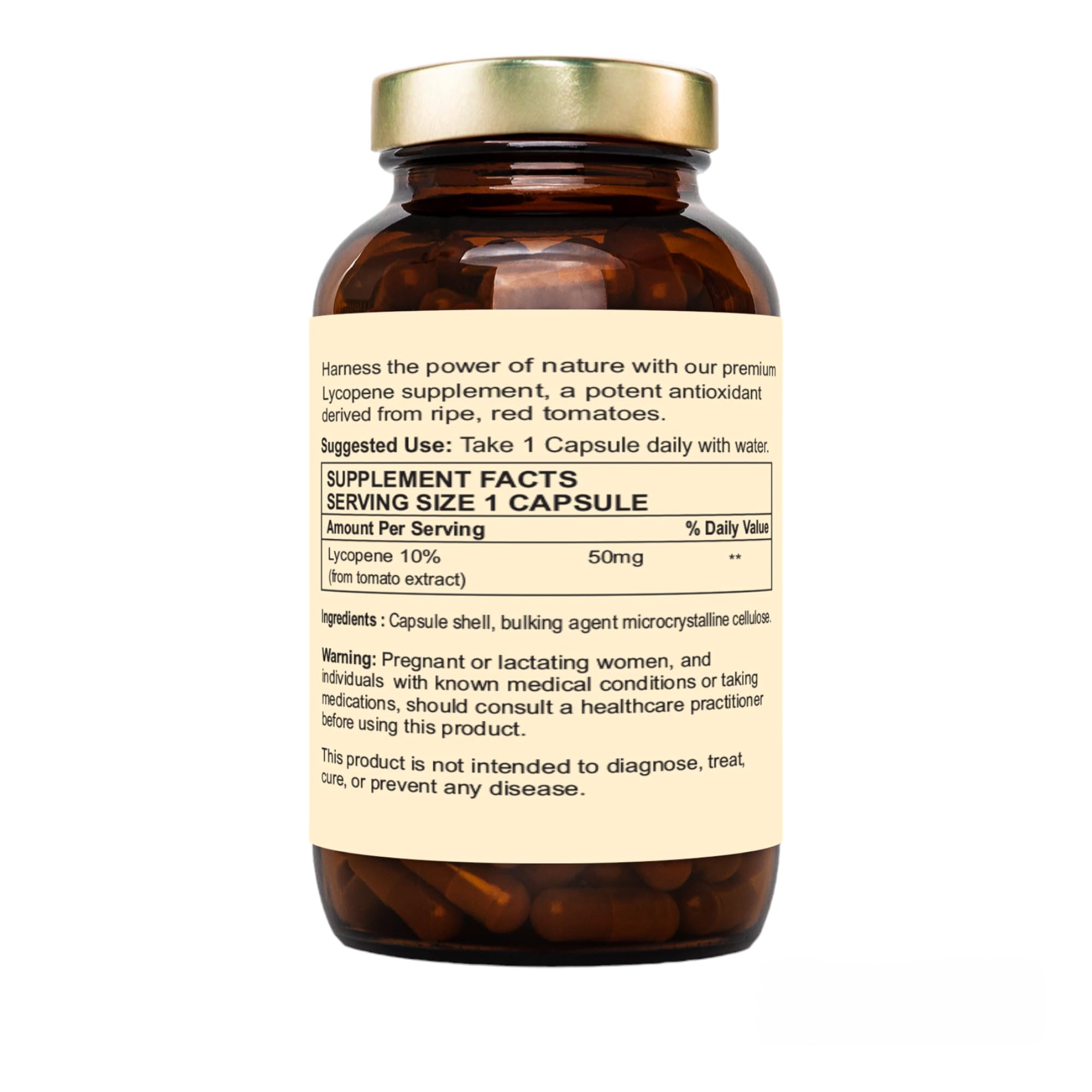 NutraLiebe Lycopene Extract 50mg - High Potency Antioxidant Support, 90 Capsules - Image 7 thumbnail