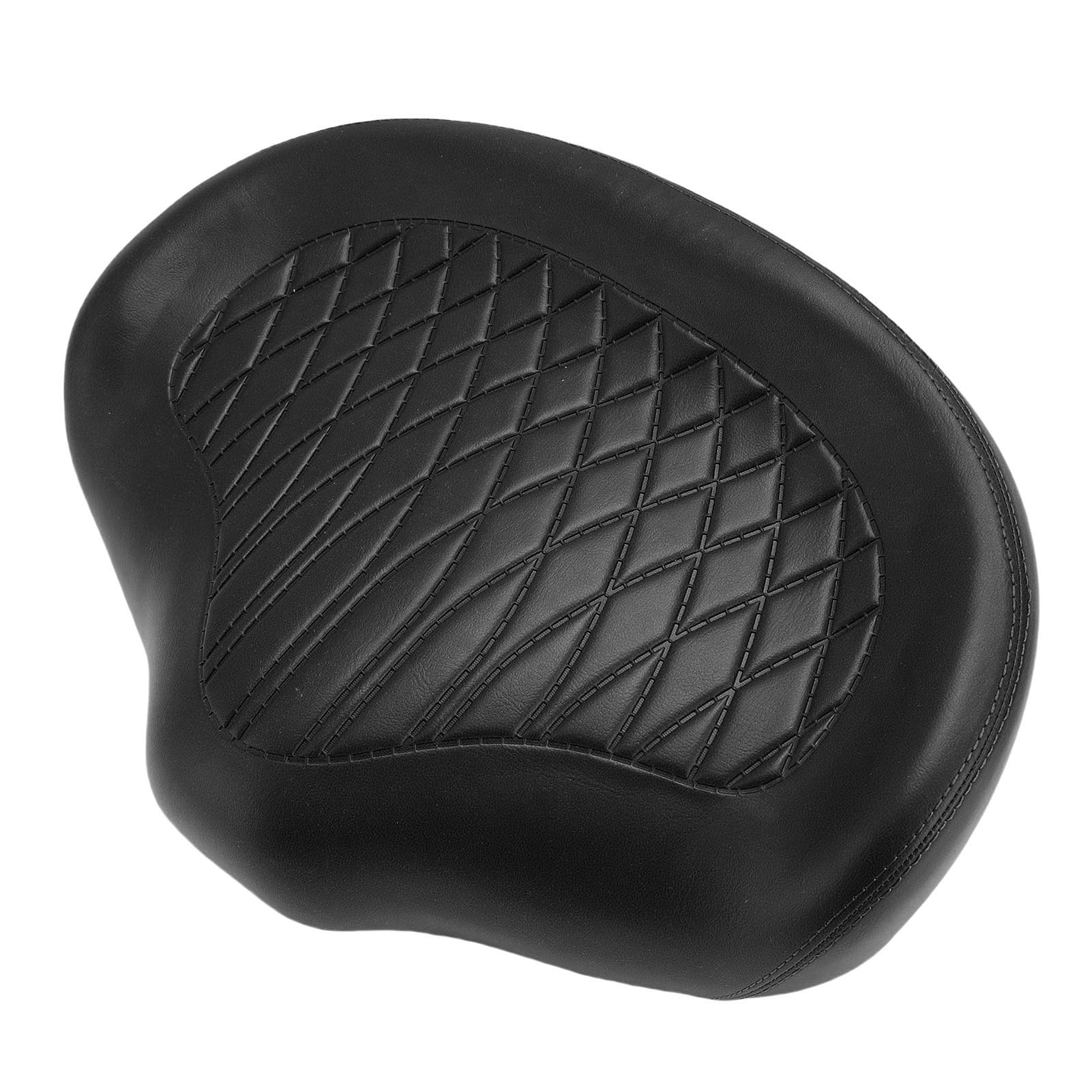 Fockety Selle de vélo, Coussin de Selle Large sans Nez, surdimensionné, avec Mousse à mémoire de Forme absorbante, Cuir PU Doux au Toucher, Selle de vélo Confortable pour VTT
