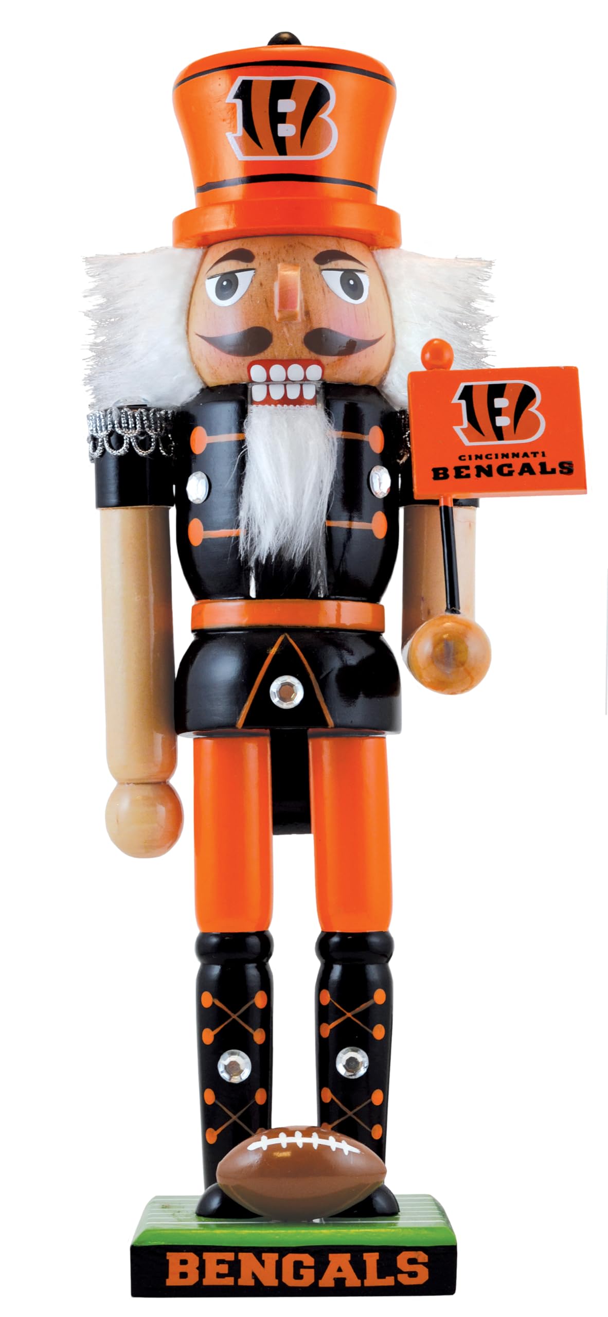 Masterpieces Cincinnati Bengals Tiger NFL Nutcracker