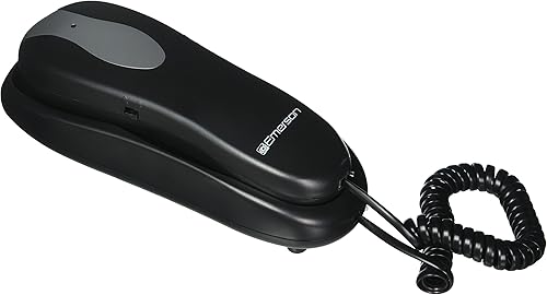 Emerson em2116bk Slimline Corded 1-handset teléfono fijonegro