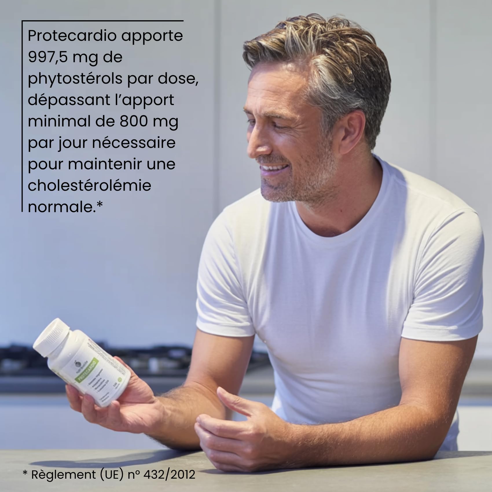 Stérols Végétaux (Phytostérols), Levure de Riz Rouge (Monacolines), Astaxanthine et Coenzyme Q10 – Cholestérol et Triglycérides – 135 gélules – Végan – Sans additifs | Protecardio Nutribiolite