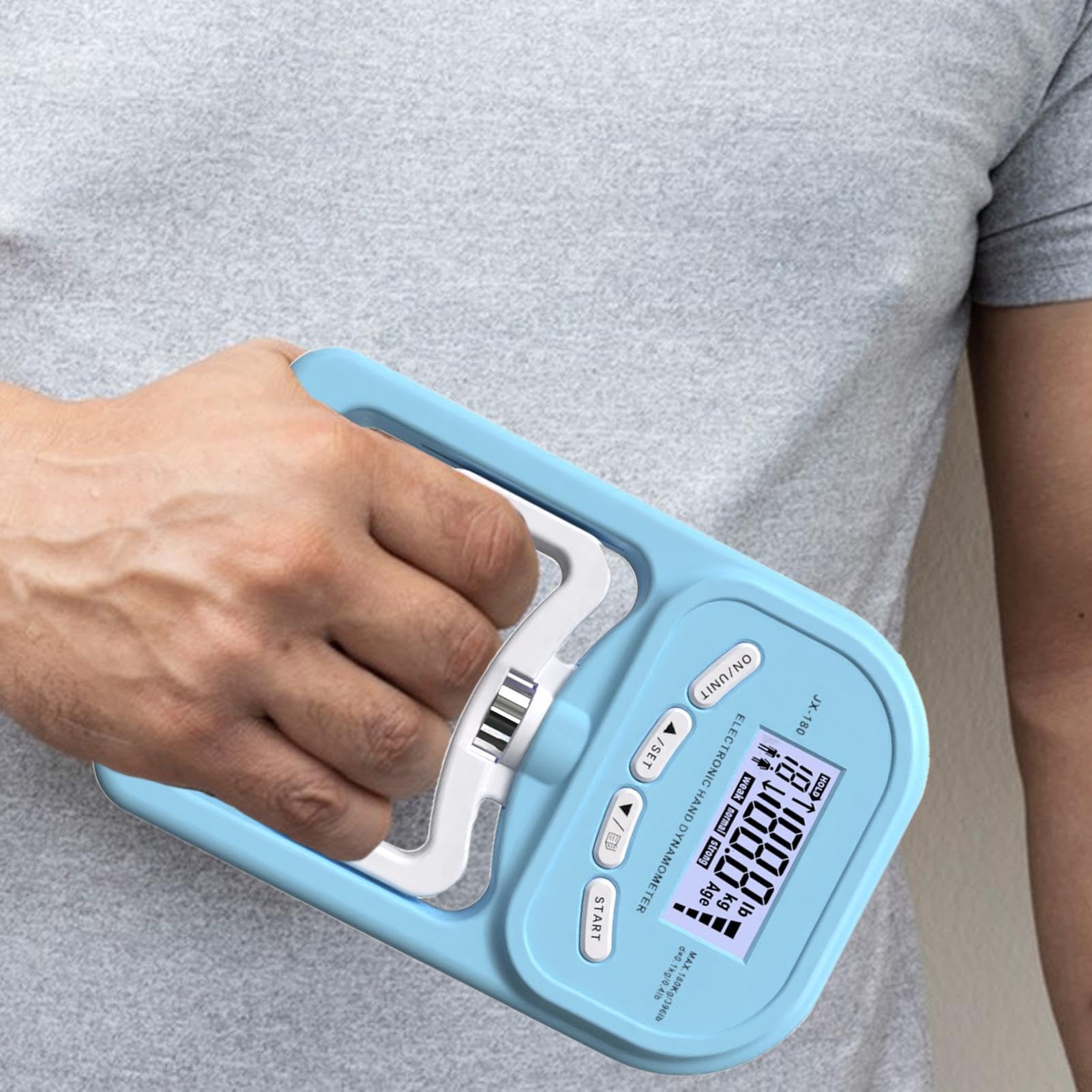 Dinamometro con forza di presa, per allenamento, confortevole, ad alta