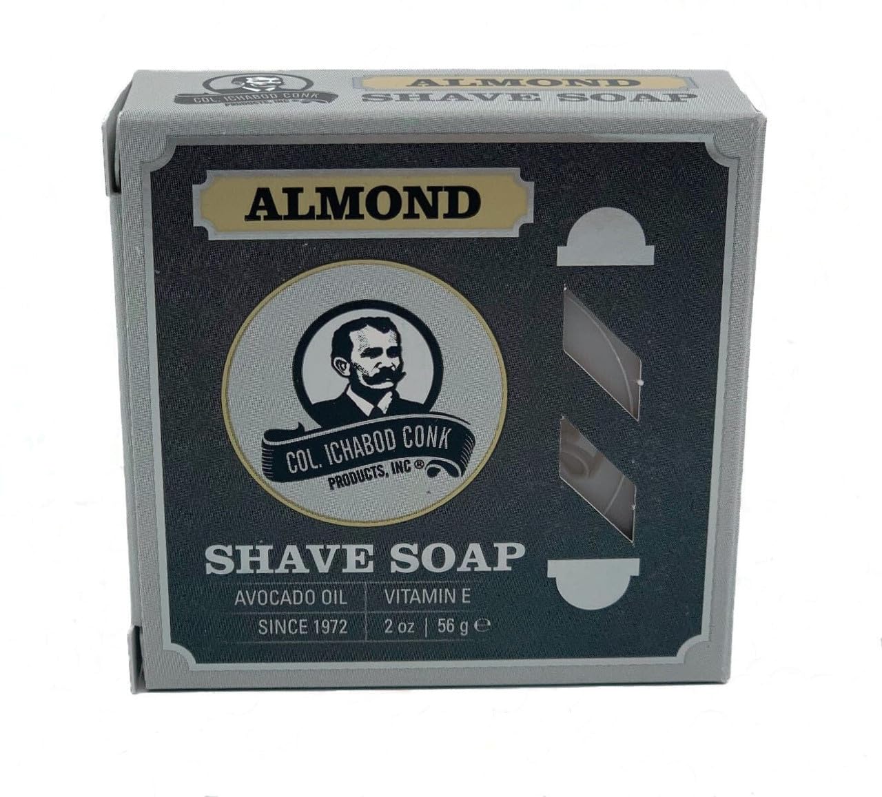 Col. Ichabod Conk Glycerin Soap (Almond 4 Pack)