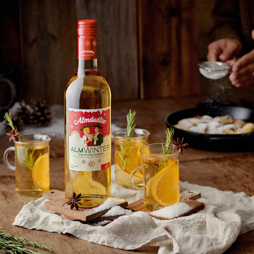 ALMDUDLER - Almdudler Almwinter | Feinster Fruchtglühwein, inspiriert von Österreichs beliebtester Kräuterlimonade, für herzerwärmende Momente | Inhalt: 6x 750ml, 8,5% vol.