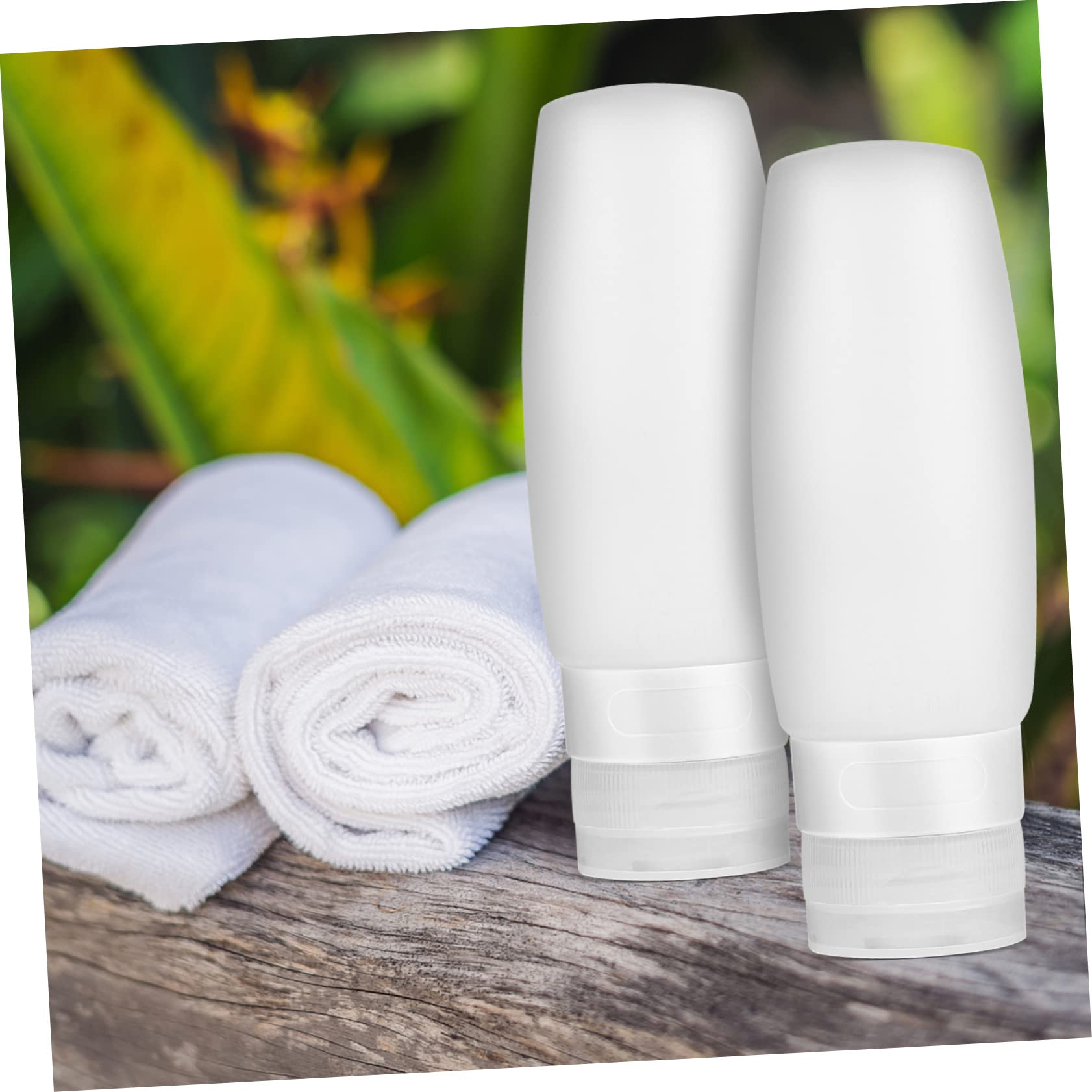 FOMIYES 3 Set Di Flaconi Da Viaggio Per Articoli Da Toeletta Con Pompa Flaconi Per Shampoo Ricaricabili Resistenti Alle Perdite Da 100 Ml Per Viaggi 4 Pezzi*3