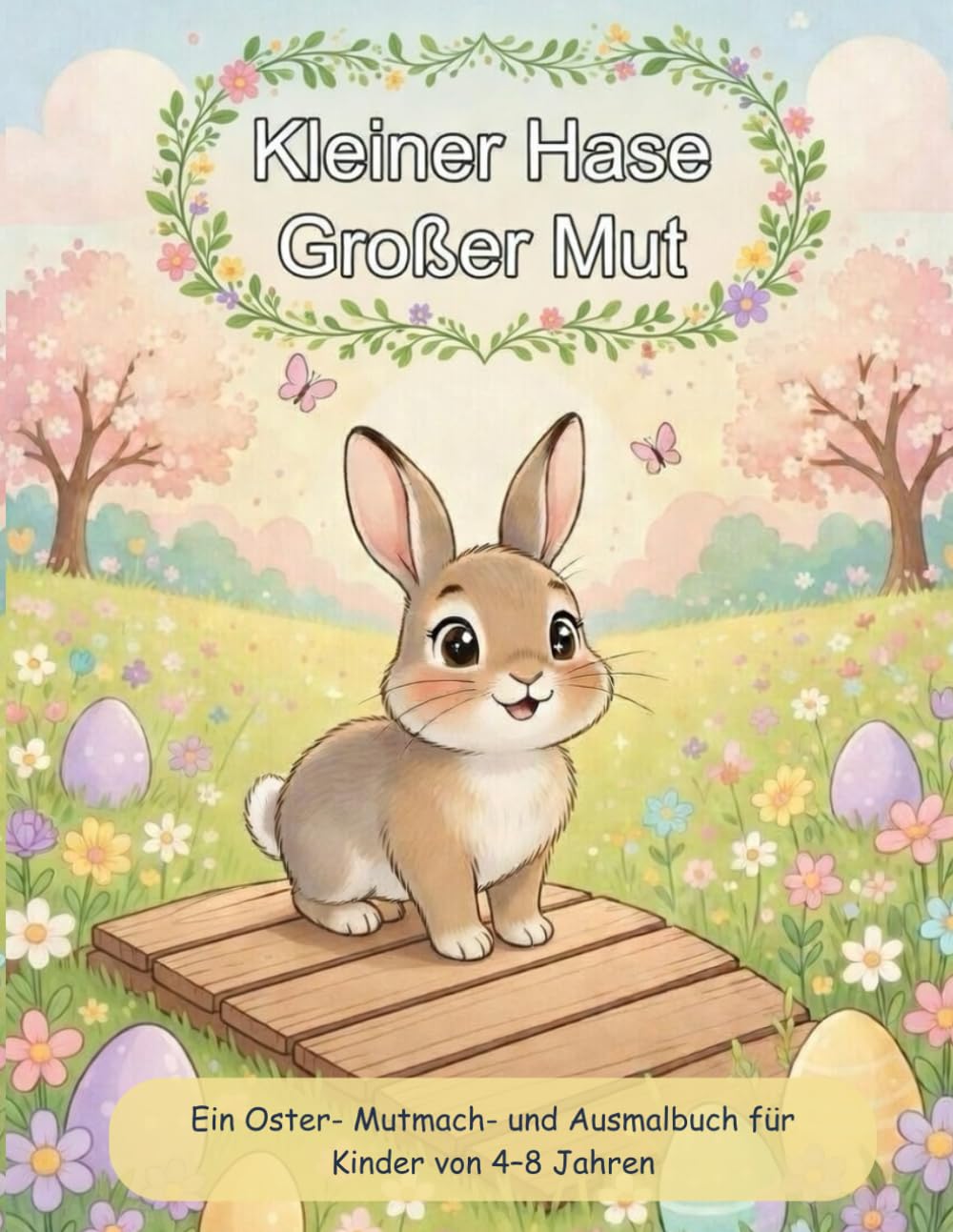 Kleiner Hase, großer Mut - Ein Oster- Mutmach- und Ausmalbuch für Kinder von 4–8 Jahren - Für mehr Selbstvertrauen und Förderung der Konzentration
