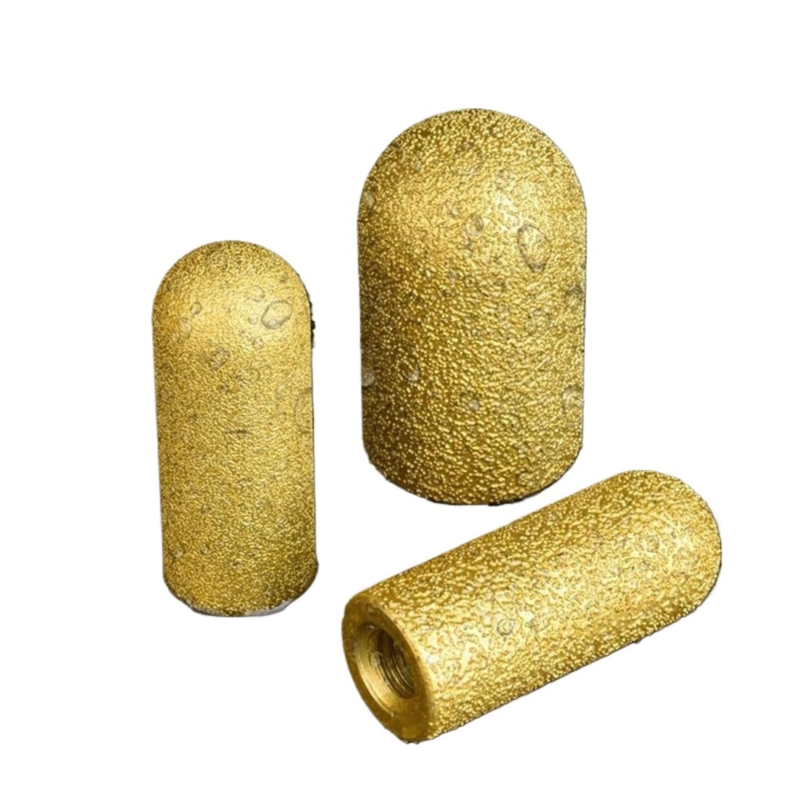 Diamentowa ściernica palcowa - 1 szt. Okrągła diamentowa głowica szlifierska do polerowania i wykańczania projektów kamiennych(30mm-fine Sand)