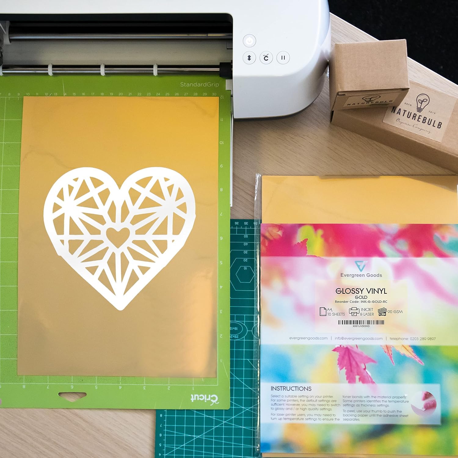 10 A4 Glanzende Zilveren Vinylstickervellen, Inkjet En Laser Afdrukbare Waterdichte Sterke Kleverige Achterkant Zelfklevende Kwaliteit Metallic Parelmoer Afwerking Hd Afdrukken Met Hoge Resolutie 1011777095