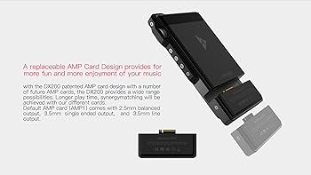 ポータブルプレーヤー ibasso audio DX200 + amp4 Amazon.com: iBasso DX200 High Resolution Reference Audio