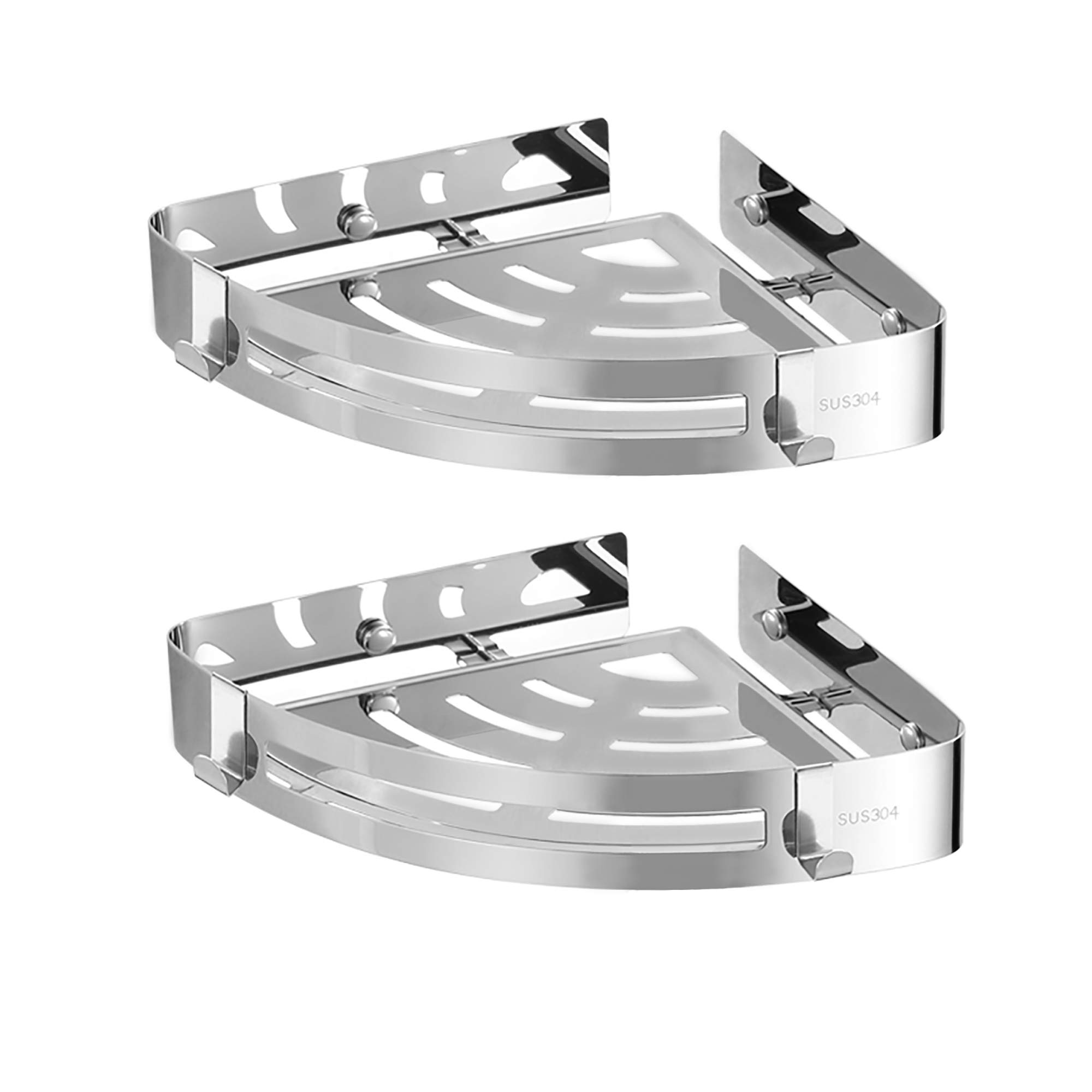 Buy Bathroom Corner Shelves,shower Caddy With Hooks For Bathroom