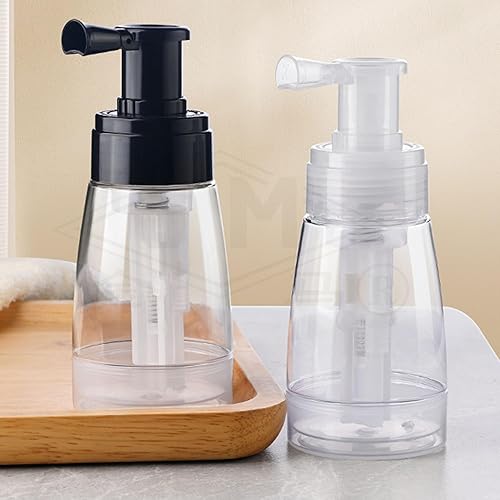 Miniatura 8 de Aethland Botella pulverizadora en polvo para champú seco, 2 botellas de aplicación de talco y polvo, aplicador de fibra capilar recargable para