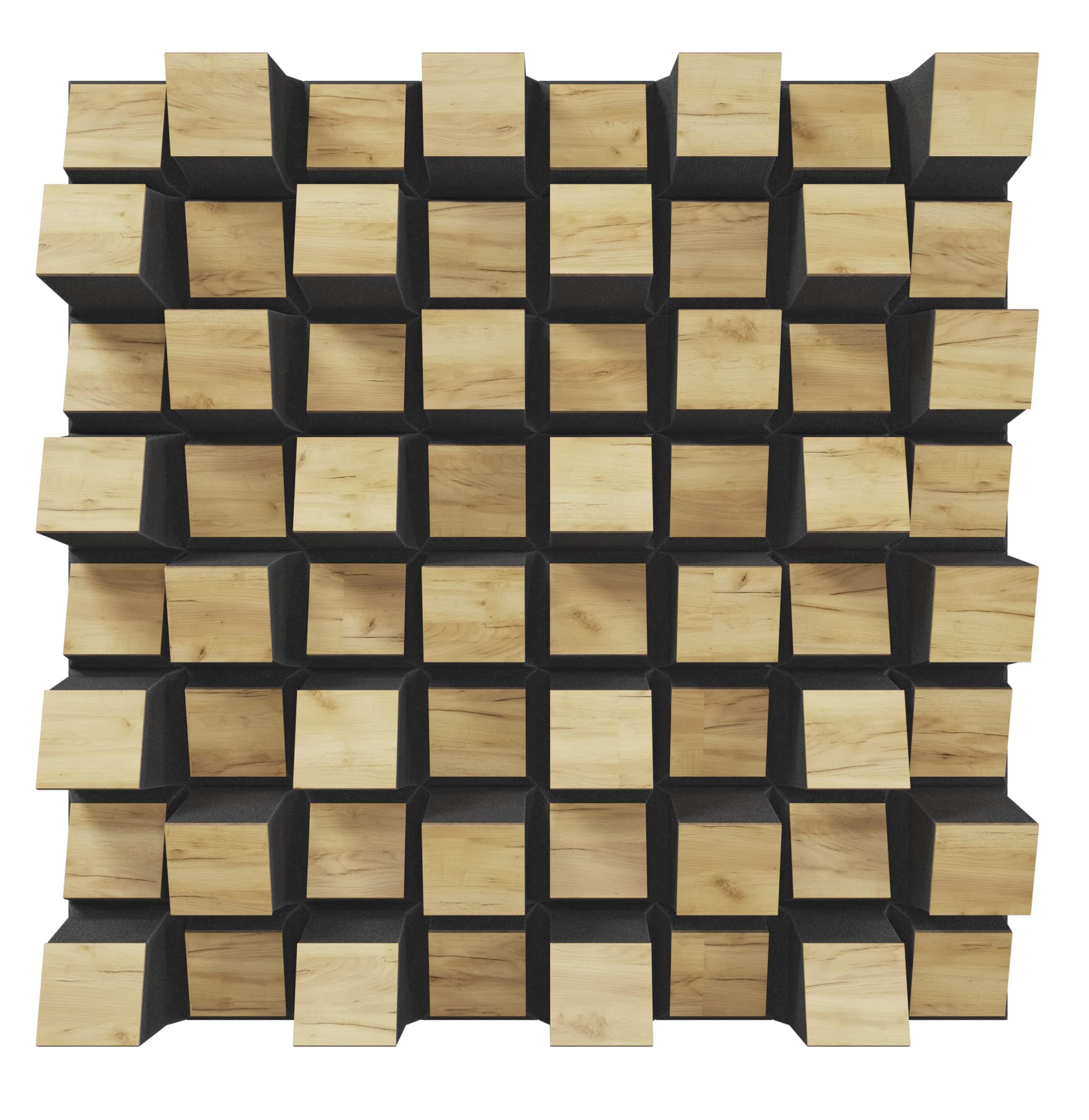 (2 Pack) — Sound Acoustic Studio Diffuser «Sirius» | 2D QRD | Diffusion - Reflection - Absorption - Soundproofing - Insulation | Wall Art Panel | (20