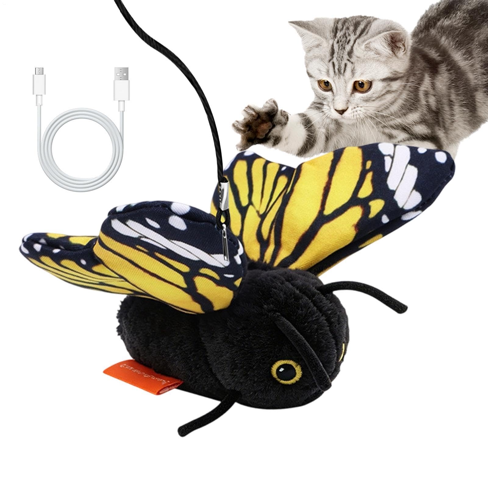 Jouet pour chat d'intérieur interactif pour stimuler l'agilité et enrichir le quotidien