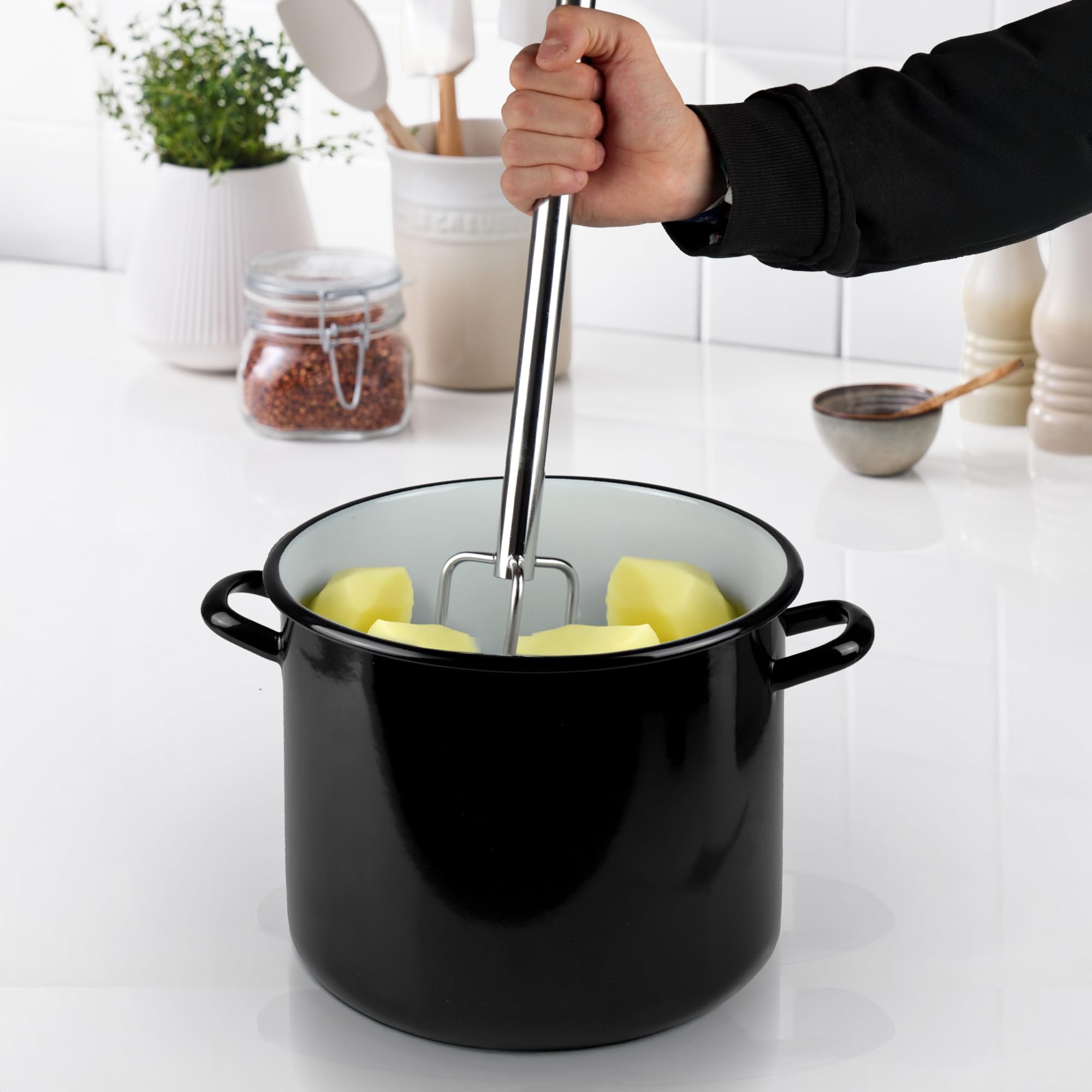 Kloßteig Kartoffelstampfer Edelstahl Handarbeit Made in Germany