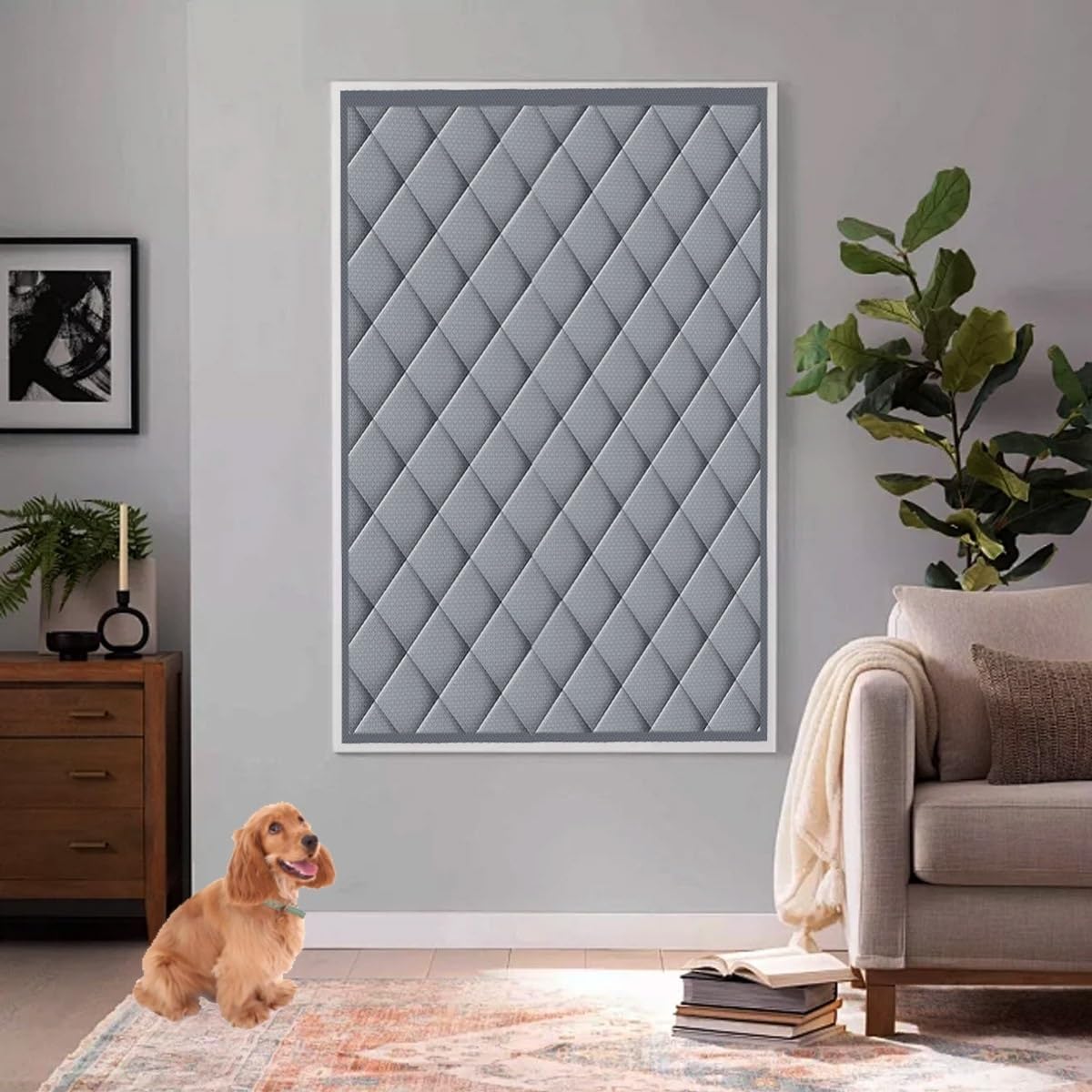 Fensterisolierungsset, Thermo Vorhang Gegen Kälte,120x120 cm, Thermo Fensterabdeckung, Isolierfolie Fenster Winter,Wetterfeste Isolierfolie Für Fenster Winterfest Machen(Silber,150x220cm)