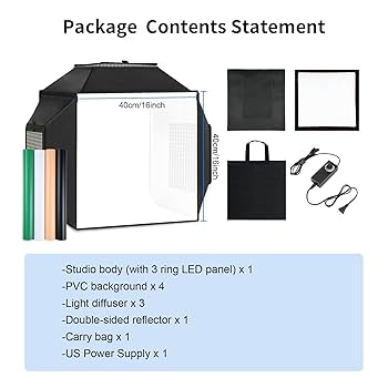 Amazon.com : Selens Photo Studio Light Box 16