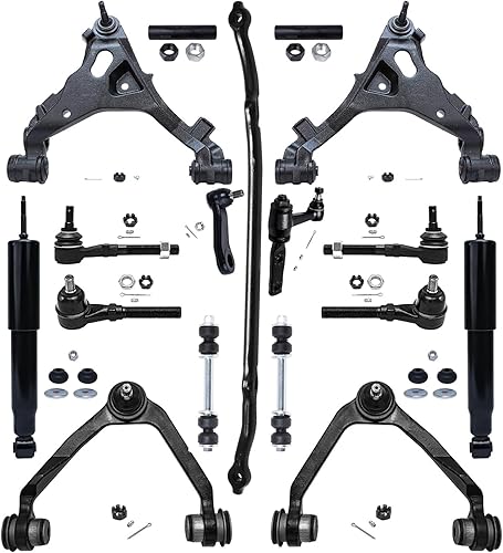 Miniatura 57 de Detroit Axle - 4WD Front End 14pc Kit de suspensión para Ford F-150 F-250 Expedition Navigator, 2 brazos de control superior 2 rótulas inferiores 2