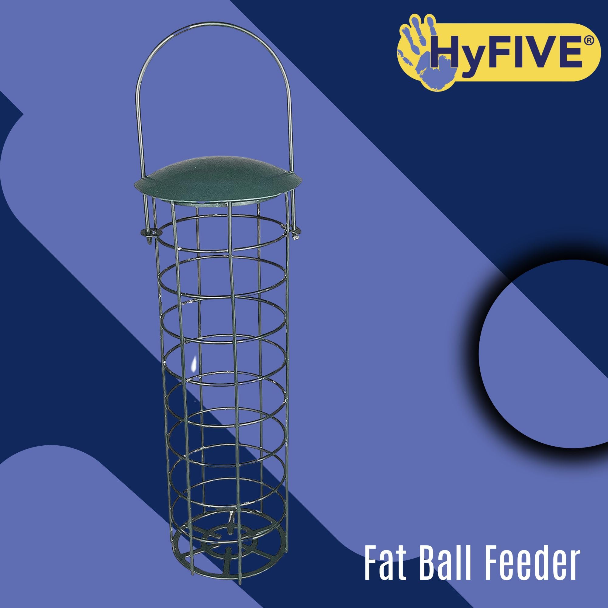 Hyfive Kit de Estación de Alimentación para Pájaros Silvestres Con Soporte Estabilizador, Comederos Colgantes, Baño de Agua, Grande, 240 cm, 4 Postes