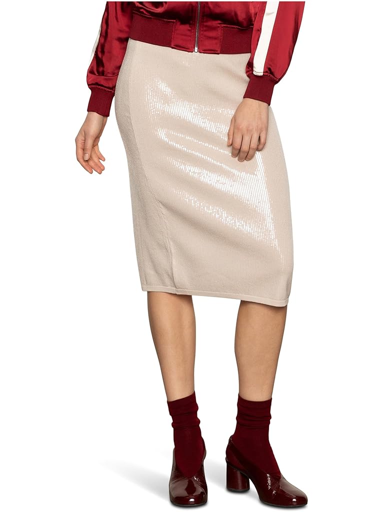 Metallic Sanctuary Sparkle Sequin Pencil Skirt