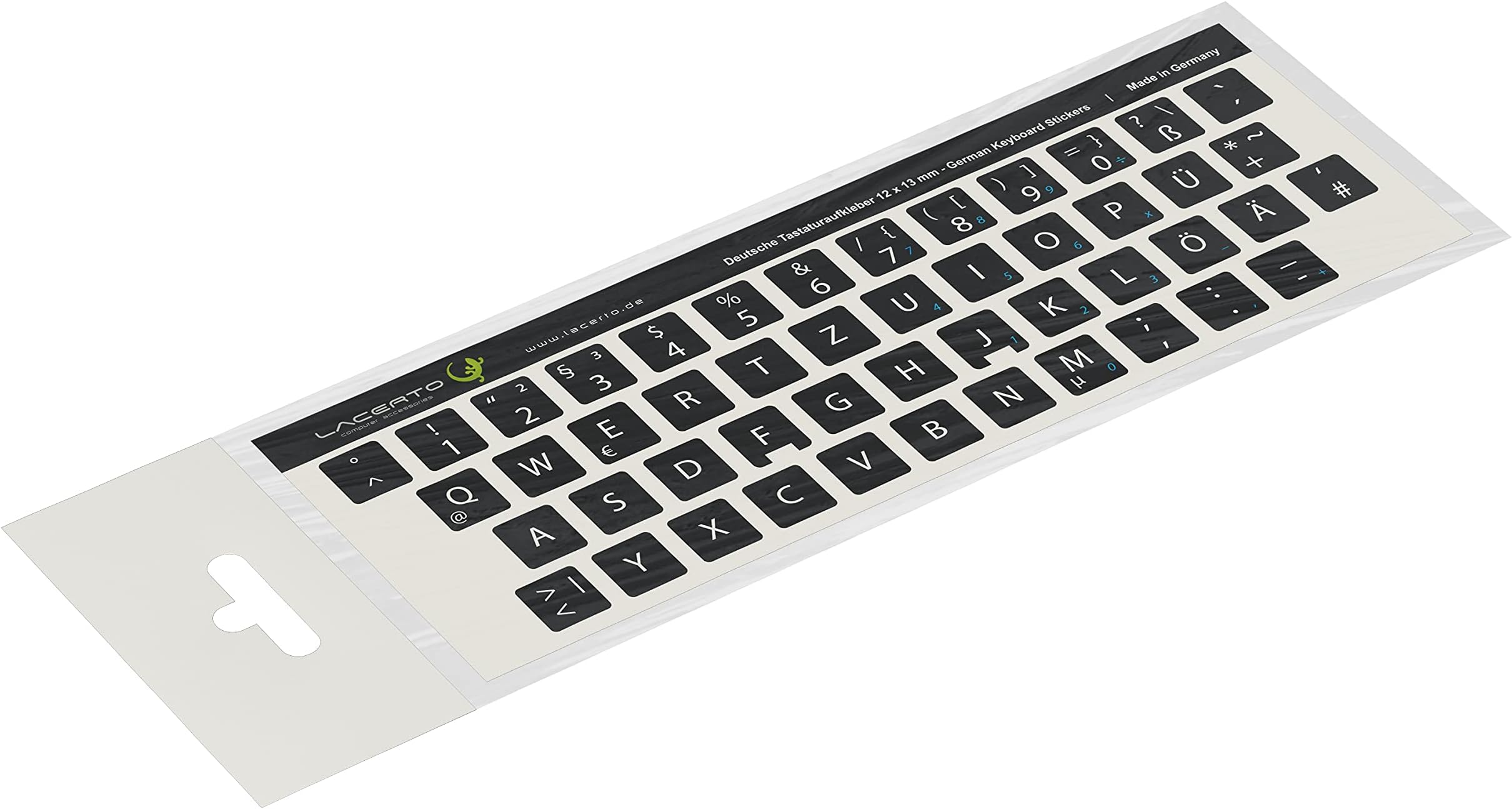 XXL Tastaturaufkleber Schwarz-Gelb - Für Sehbehinderte