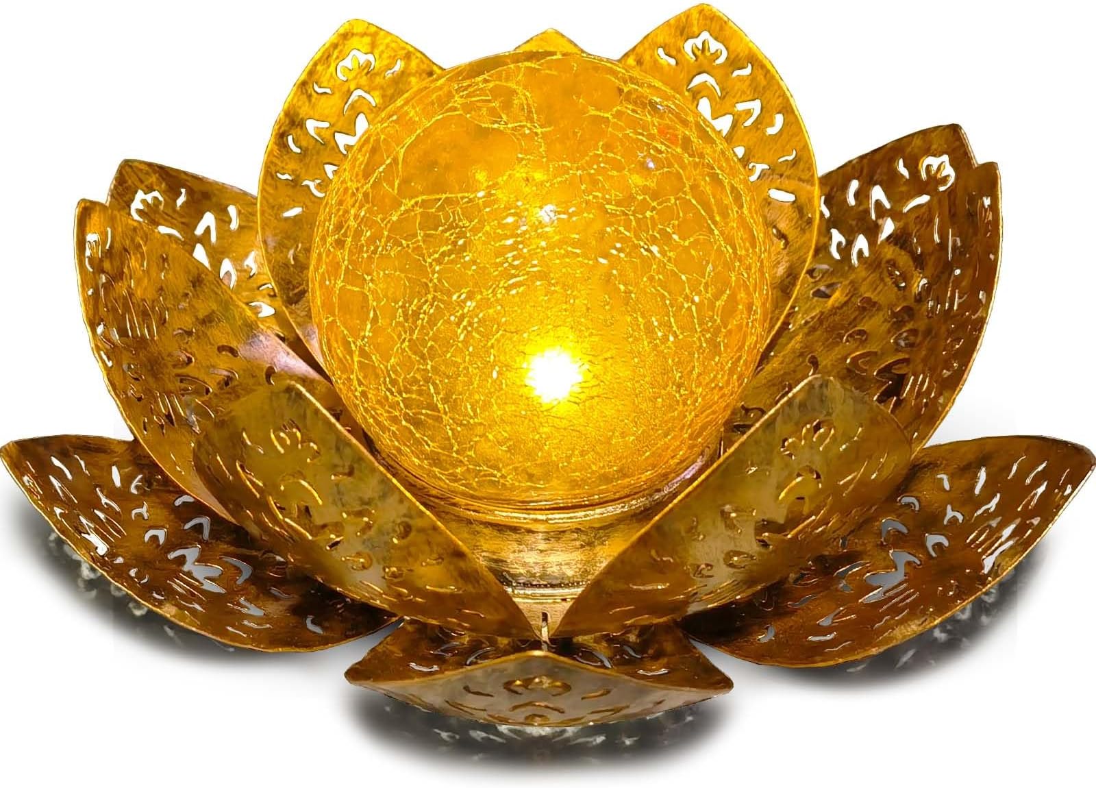 Solar Lotus Garden Lights Outdoor IP65 Waterproof Decor Ornaments