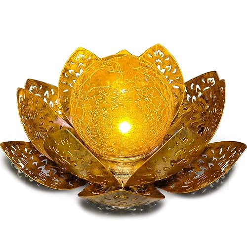 Lampe Solaire Exterieur Lotus Décoration de Jardin Deco Jardin Exterieur