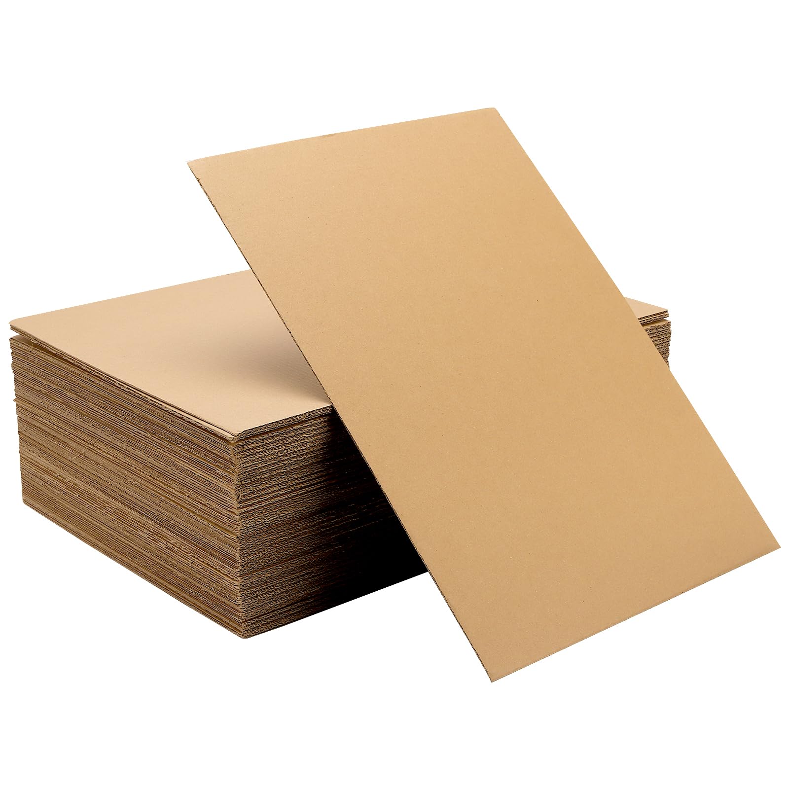 Joikit Brown 80 Pack A3 Corrugated Cardboard Sheets, Kraft Board For Packaging And Mailing, 42 X 30 X 0.2Cm