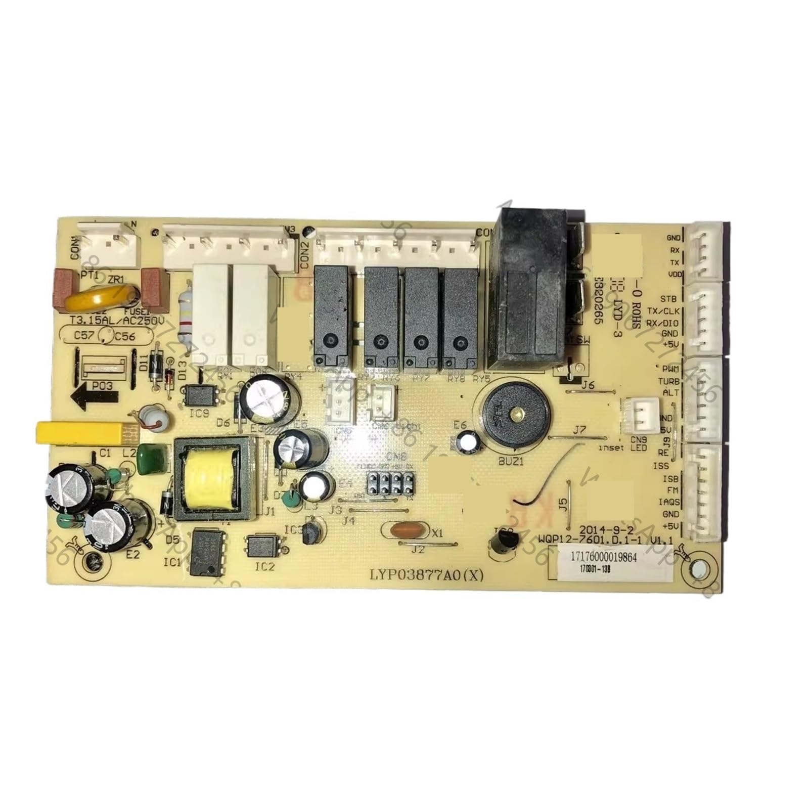 Placa base de control de energía for lavavajillas WQP12-7601
