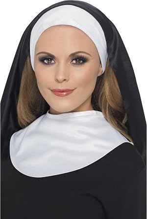 Smiffys Womens Nuns Kit with Headpiece and Collar