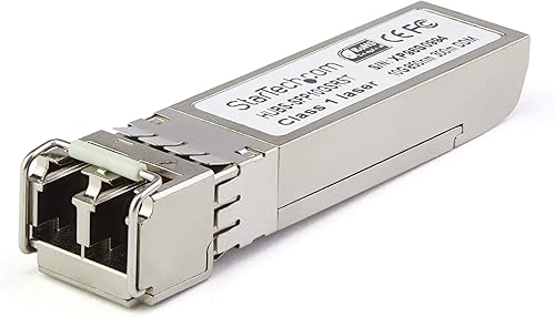 StarTech.com Módulo SFP+ compatible con Dell EMC SFP-10G-SR - 10GBASE-SR - Transceptor óptico MMF de fibra multimodo de 10GbE - Ethernet Gigabit