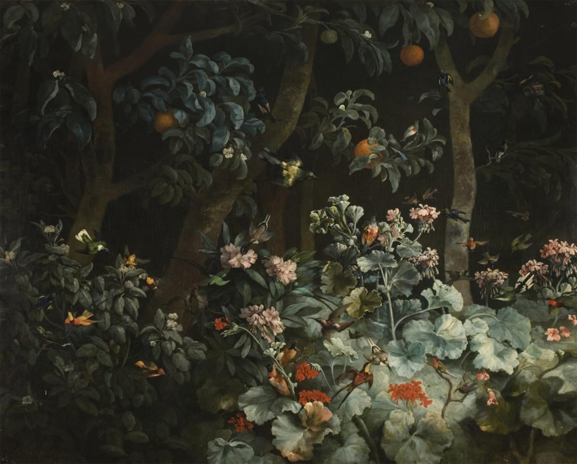 ARTXLXXBN Famous Prints Artwork Pictures Poster Painting Art Foliage Flowers and Birds by Famous Artist Artwork Landscape Pictures for Home Decor 60x90cm