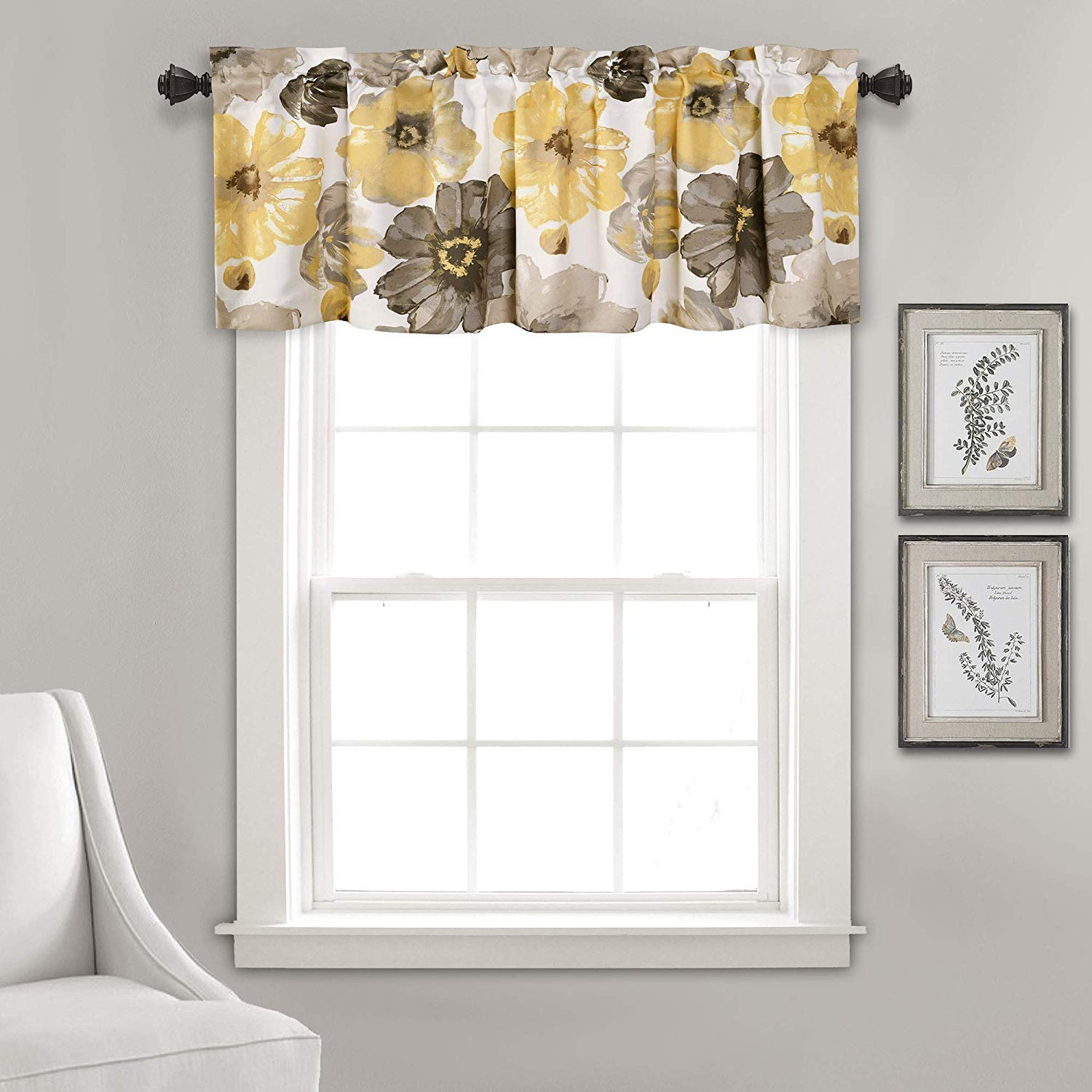 Sunflower Kitchen Curtains Valances Curtains & Drapes 2023