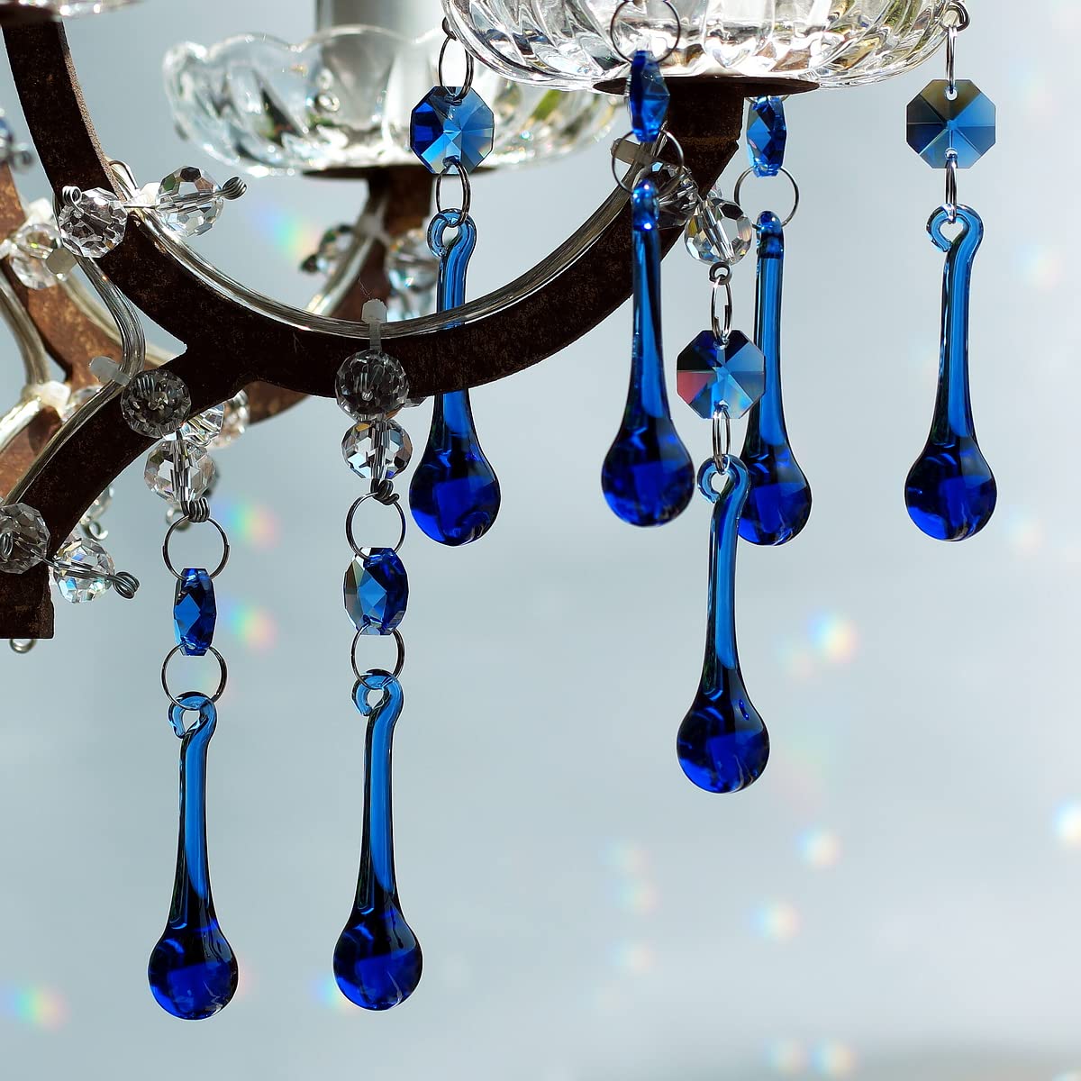 Suspension En Cristal En Forme De Goutte D'eau Luminaire Suspendu De