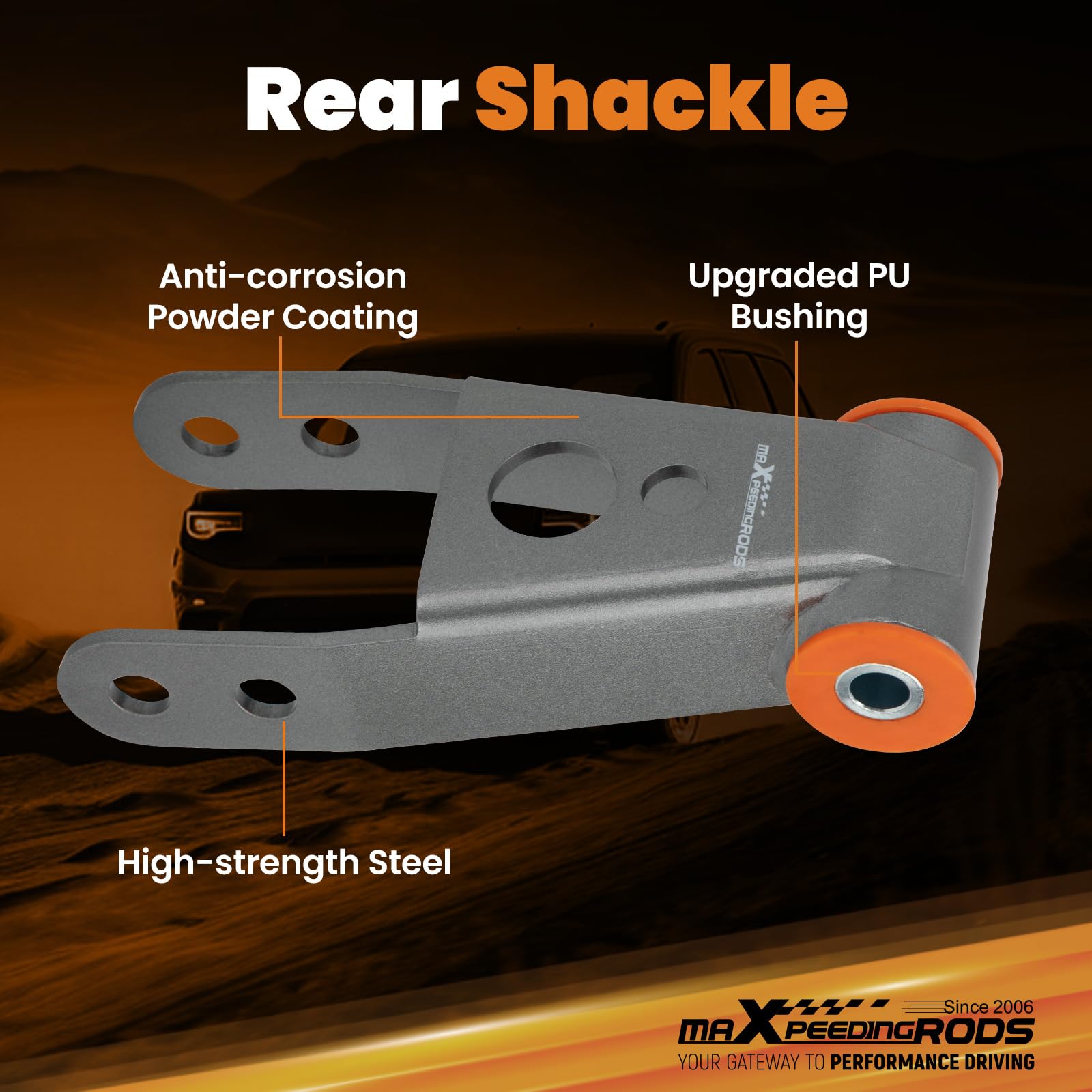 maXpeedingrods Kit de elevación de 3'' + 2'' para Jeep Cherokee XJ 4WD 1984-2001