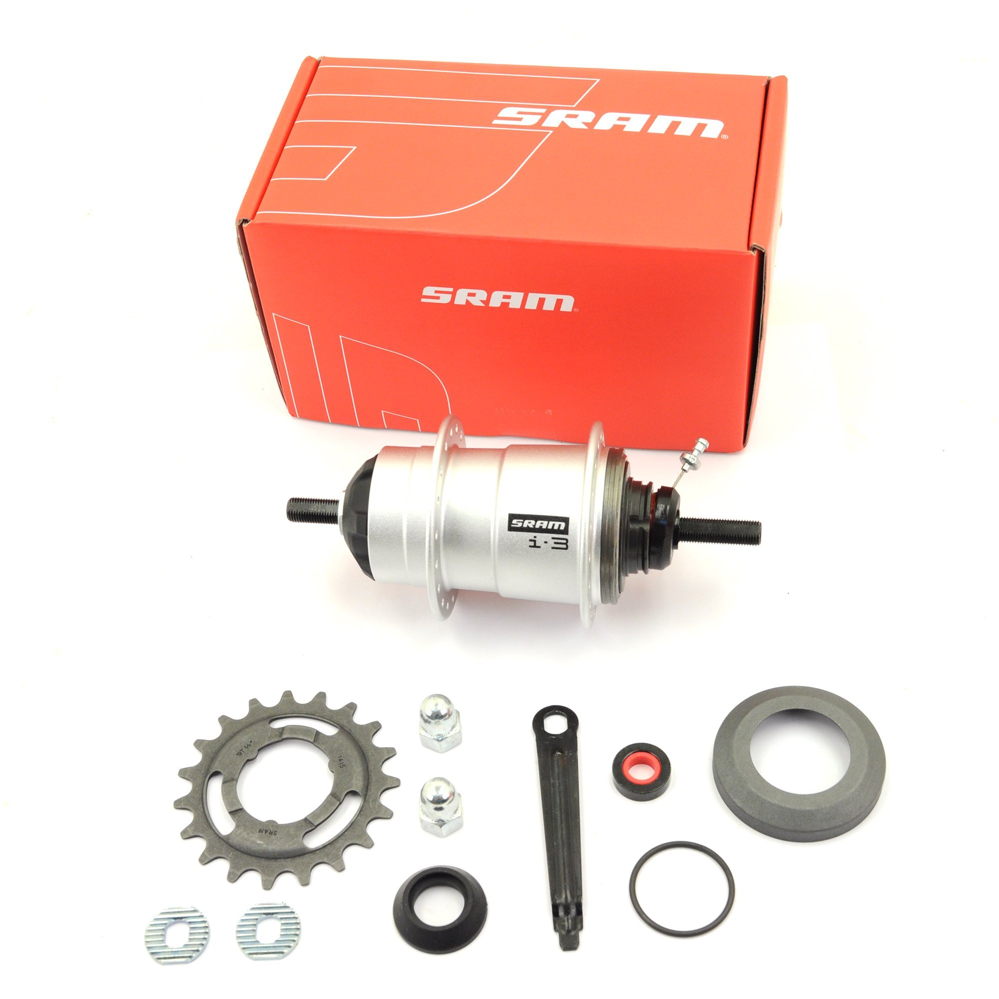 SRAM i-MOTION 3 ハブ＆シフターセット Sram I-Motion 3 32H 135mm Freewheel/Disc Hub Shift Lever(Disc