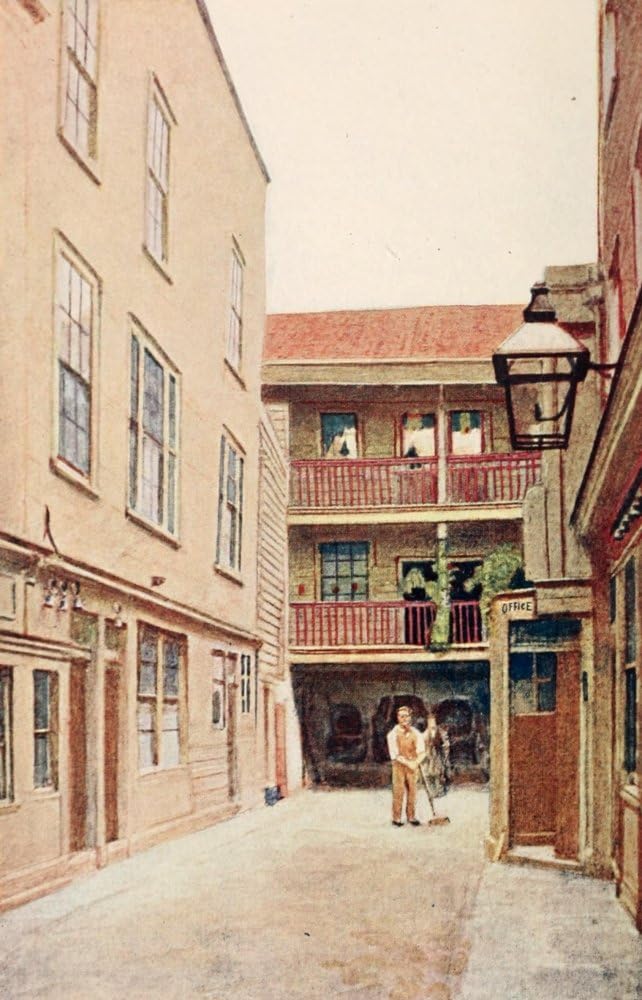 Memorials of Old London 1908 Old Bell Inn Holborn Poster Print by Philip Norman (24 x 36)