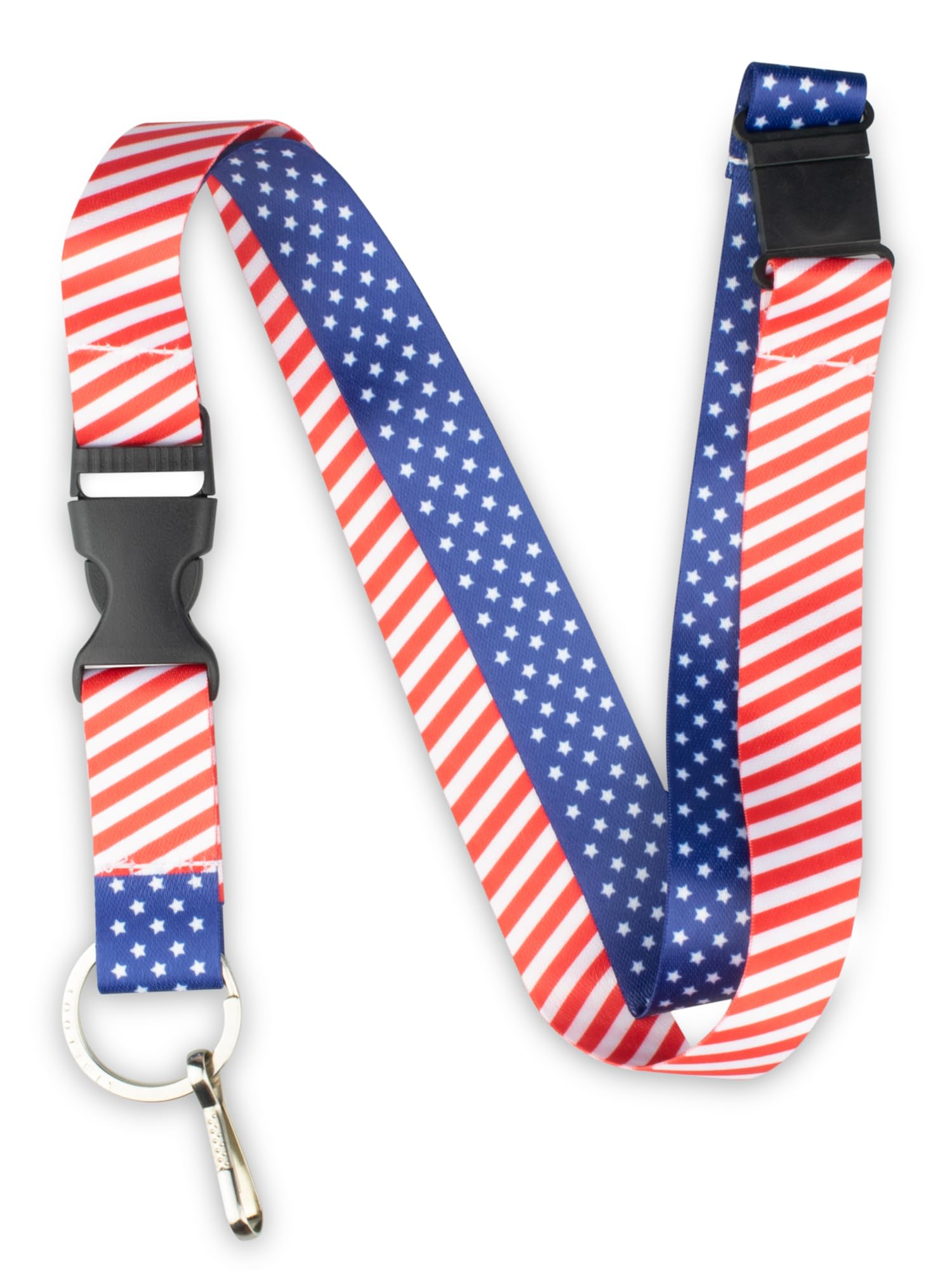 Limeloot Lanyard for Keys, ID Badge, Accessories | Neck Lanyard for Men and Women with Quick Release Buckle and Flat Ring