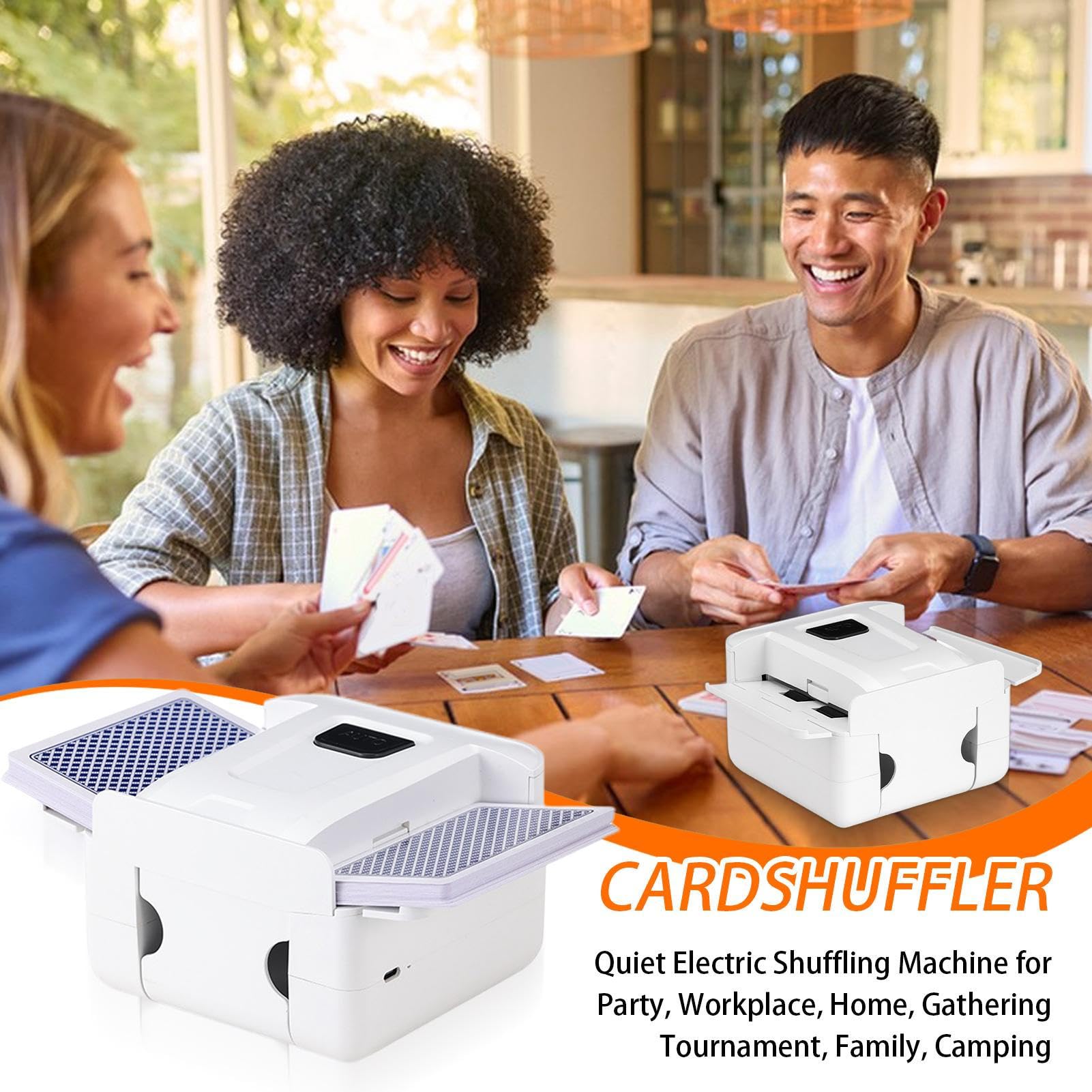 Mélangeur À Cartes Automatique Électrique Rechargeable