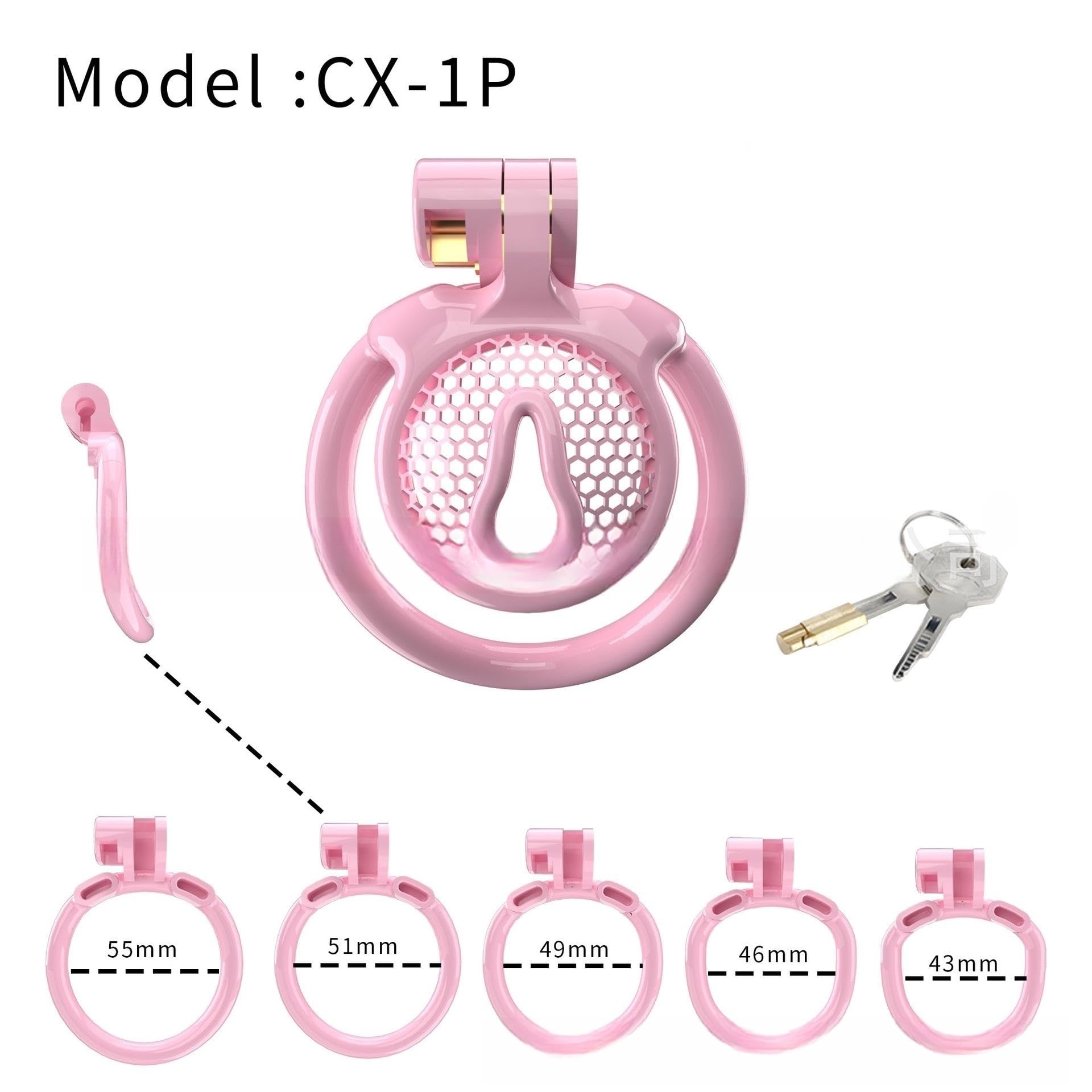 WOLWES Gabbia rovesciata concava inversa Multifunzionale in Resina Rosa per Esercizi Fitness Ultra Piccola con 5 Anelli A21 (03)