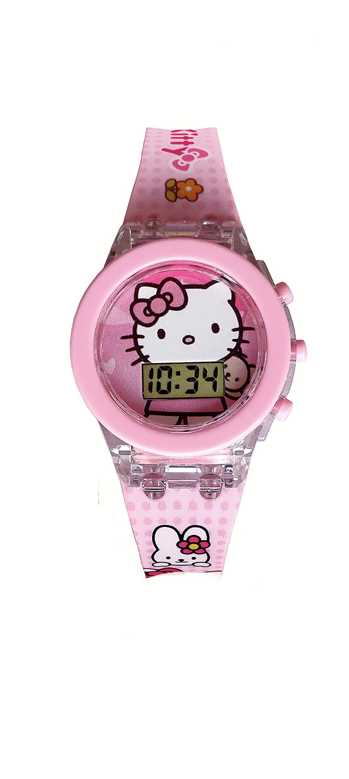 WILD SPARROW Cute Pink Digital Glowing Lighting Wrist Watch for Girls (Best Return Gift for Kids) (B08SKKX61H) Amazon Price History, Amazon Price Tracker