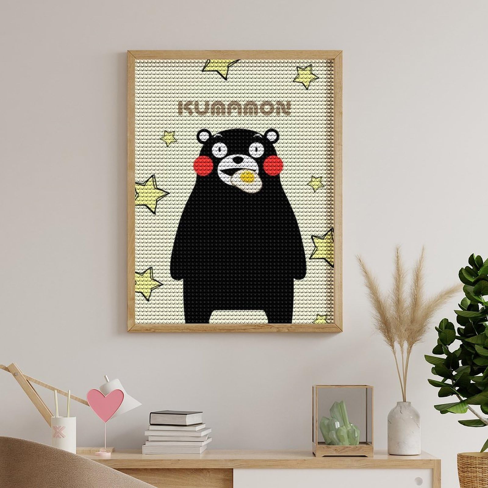 Amazon | ダイヤモンドアート くまモン アニメ ダイヤモンド絵画 5D