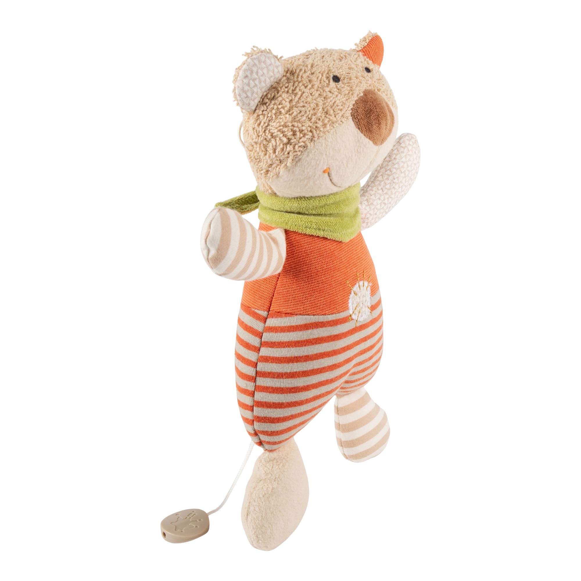 SIGIKID 48916 Spieluhr Bär Green Mädchen und Jungen Babyspielzeug empfohlen ab Geburt mehrfarbig