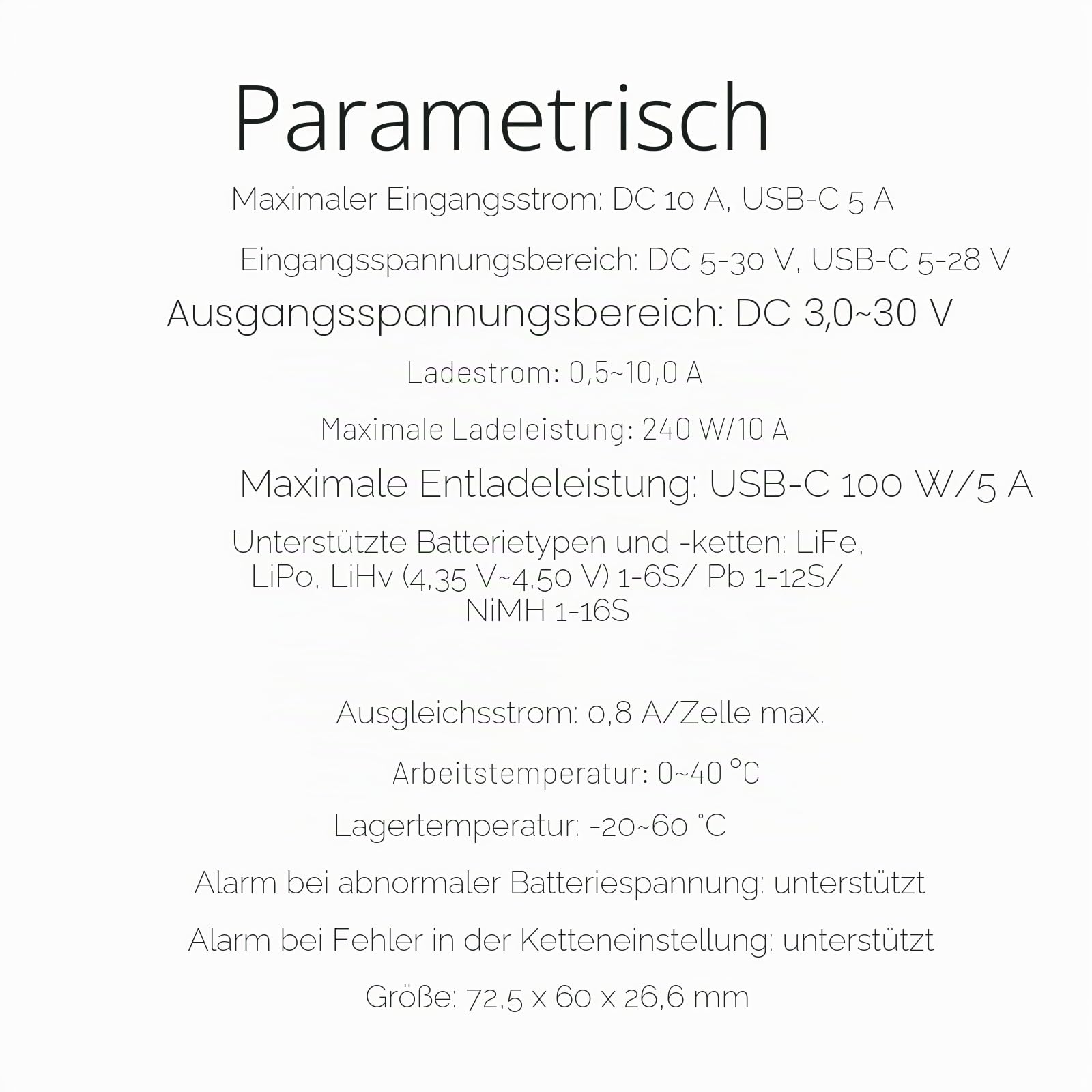 ISDT 608PD Lipo Ladegerät, 240W/10A USB C 140W/5A Smart Digital Balance Entladung für RC Batterien - LiFe/Lilon/LiPo/LiHV (1-6S), NiMH (1-16S), Pb (1-12S)