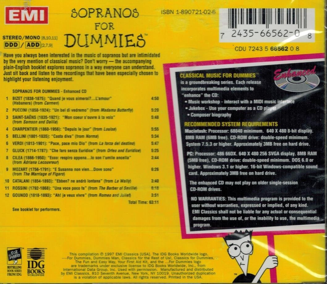 Soprano for Dummies / Enhanced [Audio CD]
