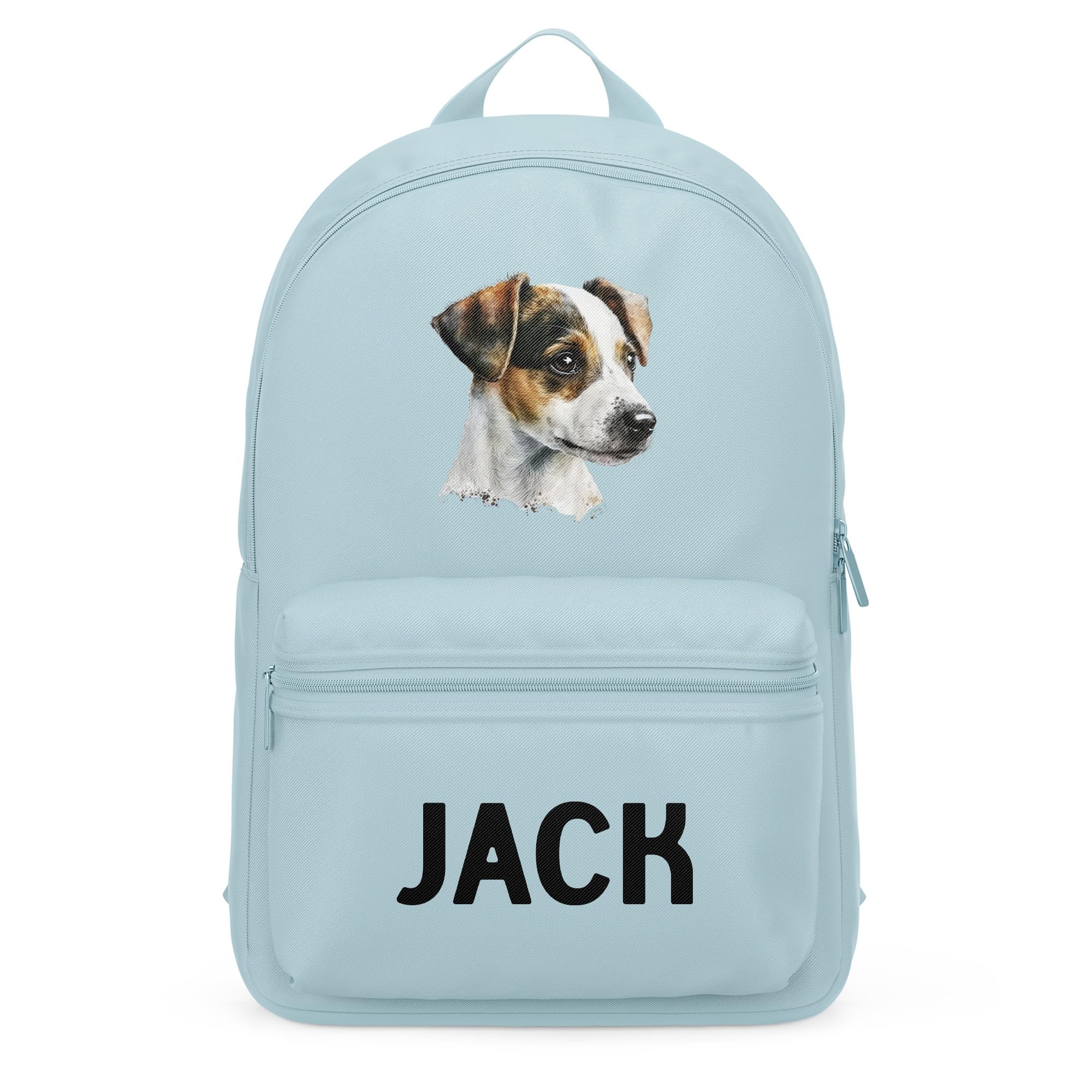 Purple Print House Personalised Jack Russell Mini Backpack Toddler Custom Terrier Back to Nursery School Bag Boys Girls