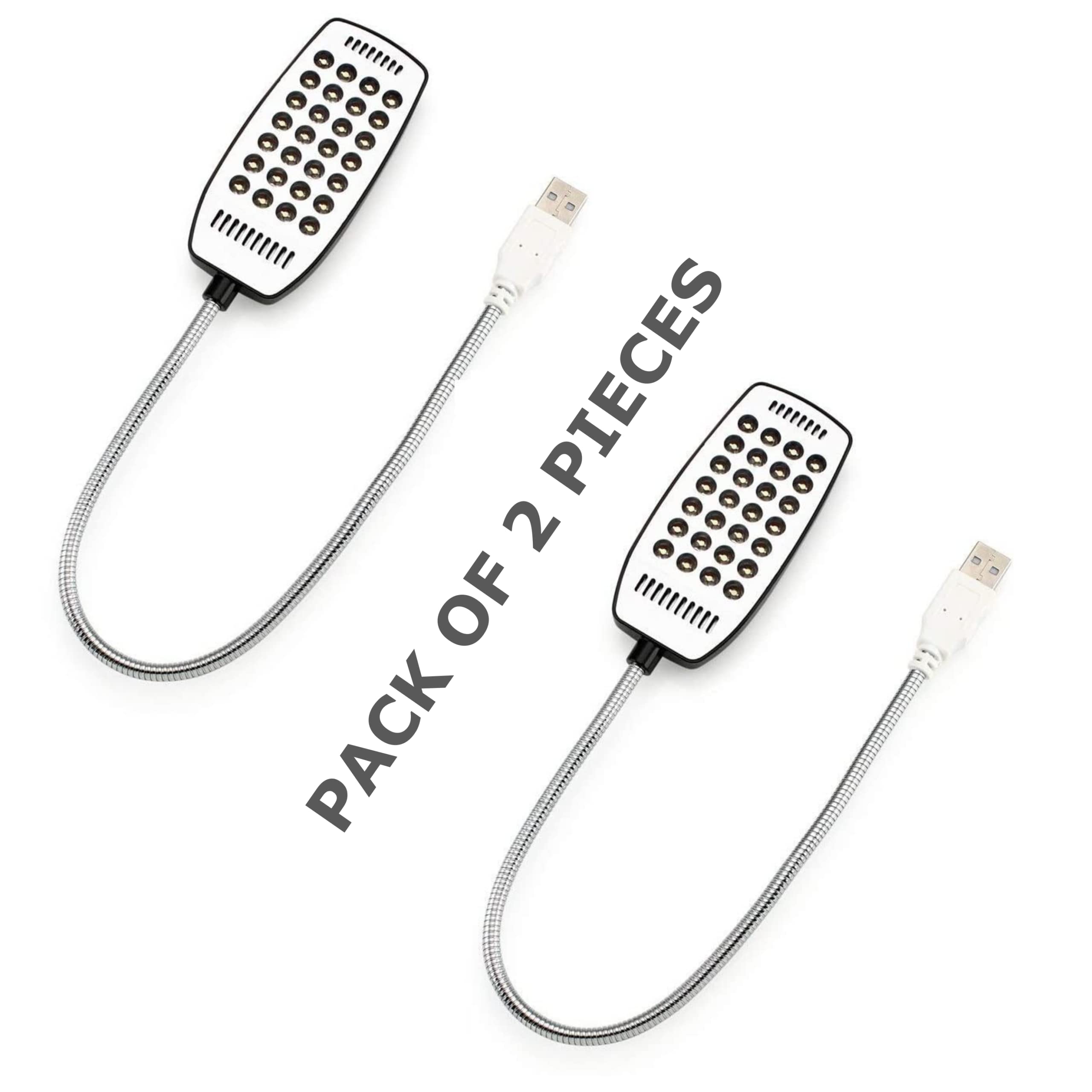 PARUHT 2-Pack USB Portable Reading Lamp, 28-LED Bright with Flexible Gooseneck and On/Off Switch for PC, Notebook, Grey or Any Color (B09TMF54B1) Amazon Price History, Amazon Price Tracker