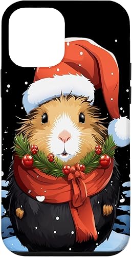 iPhone 12 mini X-Mas Christmas Hat for Guinea Pig Christmas Tree Winter Snow Case