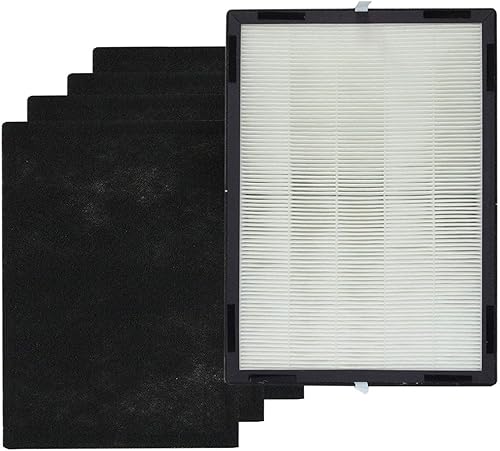 PUREBURG LP350 Juego de filtros HEPA de repuesto compatible con LivePure LP-HF350 LP-PF900 compatible con purificadores de aire LivePure LP350TH y